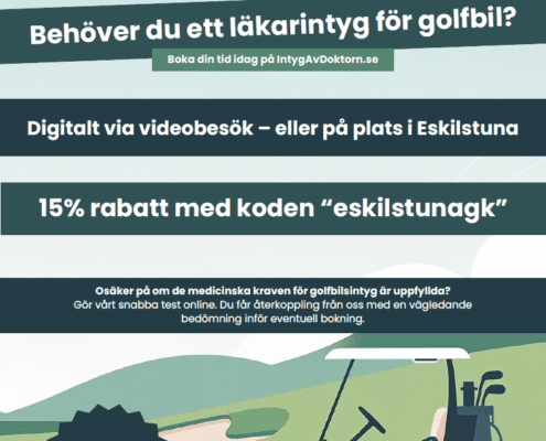 Läkarintyg golfbil