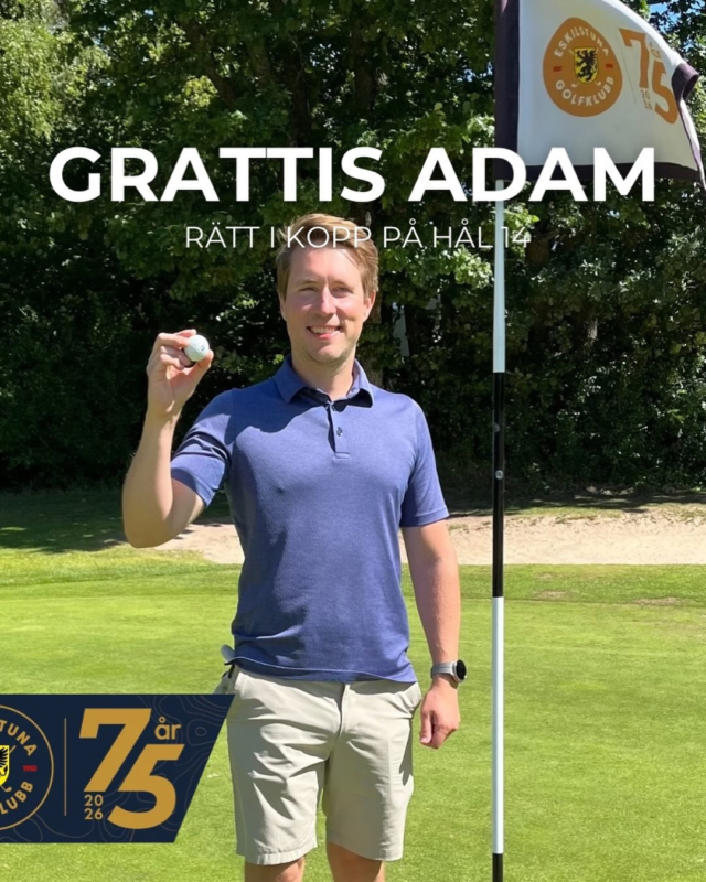🏌️‍♂️ HIO på hål 14! ⛳️🎉

Stort grattis till Adam Järleskog som gjorde HIO på vårt 14:e hål! 👏

Bollen gick i med en 48° Cobra-klubba – dessutom köpt hos oss i shopen! 😉⛳️

Grattis till en fantastisk prestation! 🎊#eskilstunagolfklubb #meränbaraengolfklubb #hiofeber2026